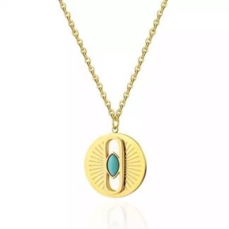 collier pierre turquoise