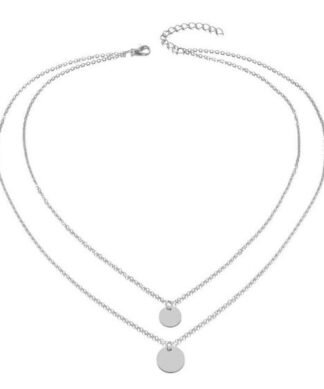 collier ras du cou double rang