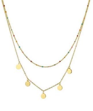 Collier ras du cou pampilles