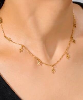 Collier ras du cou serpent