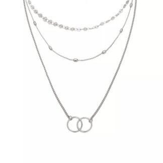 collier trois chaines cercles