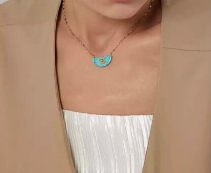 Collier turquoise tendance