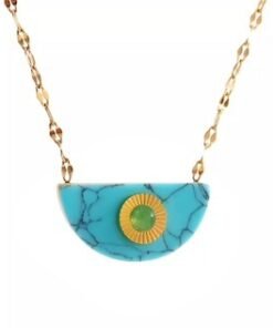 Collier turquoise tendance