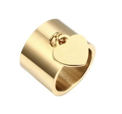 grosse bague coeur