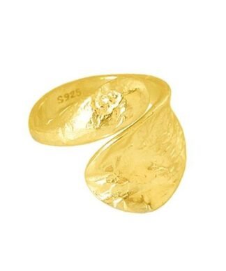 Grosse bague martelé