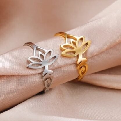 Bague fine fleur