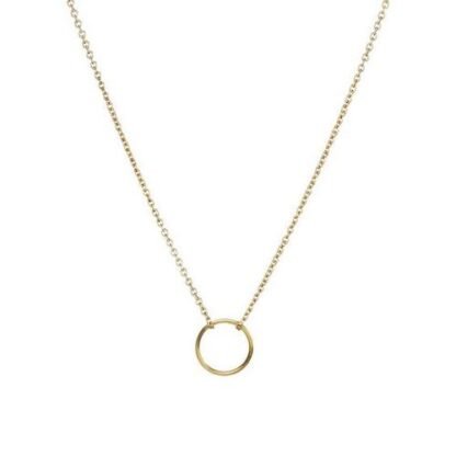 Collier minimaliste cercle