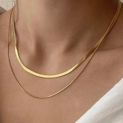 Collier minimaliste tendance 2024