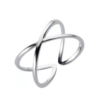 bague argent croix