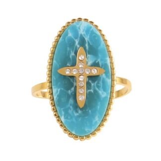 bague boheme turquoise