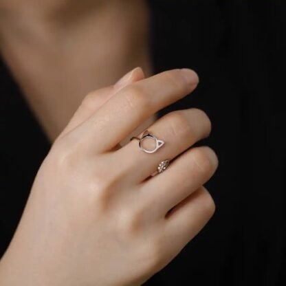 bague chat pour femme