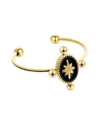 bague fine etoile
