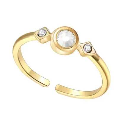 bague fine avec oxyde de zirconium