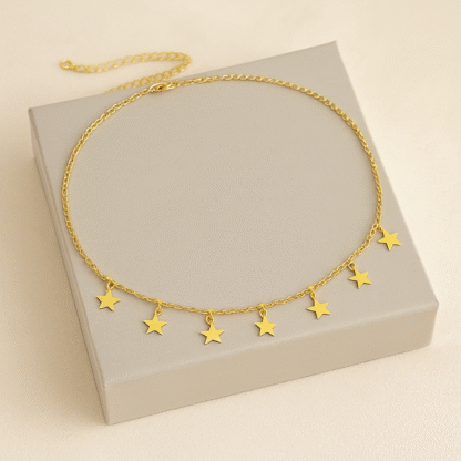 Collier fin étoiles – Image 2