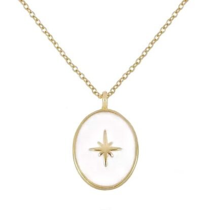 collier medaille etoile polaire