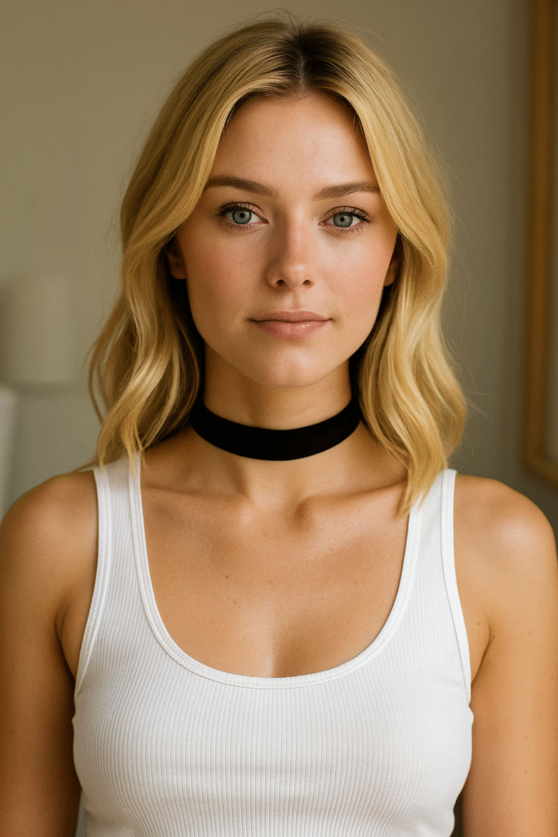 collier pour femme velours